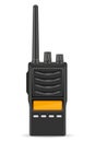 Walkie-talkie communication radio vector illustration