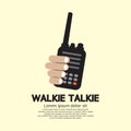 Walkie Talkie In Hand