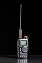 Walkie-talkie - Two-way radio with antenna Royalty Free Stock Photo