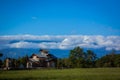 View of Abkhazia landscapes and sky