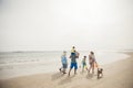 Walking Along the Beach