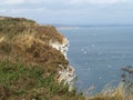 Walking along the the coastal path from bempton cliffs to filey.