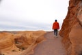 Walking Along the Edge of a Rock