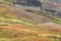 Walking along the Padjelanta in the Sarek National Park in northern Sweden