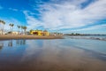 Reflections along the Santa Cruz Beach Boardwalk