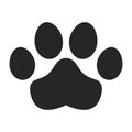 Paw print Footsteps pet icon clipart
