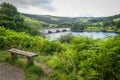 Walking around Ladybower Reservoir in derbyshire Royalty Free Stock Photo