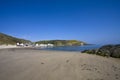 Walking around Porth Dinllaen Royalty Free Stock Photo