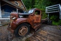 Walking around in Telegraph Cove feels like the hole place is a Museum. Saw this truck along the way