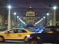 Vatican City street vie, amazing skies and street scene