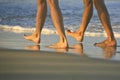 Walking on Beach at Cabarete, Dominican Republis