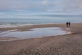 Walking on the beach at Hvide Sande