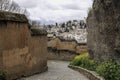 View of the Albayzin, historic Arab or Moorish quarter in Granada