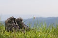 Walking boots Royalty Free Stock Photo