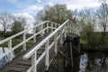 Walking Bridge At Abcoude The Netherlands 8-4-2024