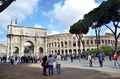 Walking in the centre of Rome