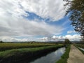 A walking in the countryside