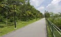 Walking and cycling path