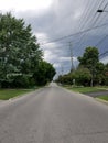 Walking Down a Long Lonely Road Royalty Free Stock Photo