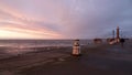 Whitby Pier, Yorkshire Royalty Free Stock Photo