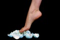 Walking on Eggshells Royalty Free Stock Photo