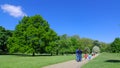 Walking In The Green Park, London