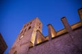 Walking in Ibiza`s medieval age old town and fortress Dalt Vila, in Ibiza Town: the cathedral Royalty Free Stock Photo