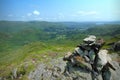 Walking in the Lake District - Cairn Royalty Free Stock Photo