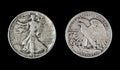 Walking Liberty Half Dollar, 1940 Royalty Free Stock Photo