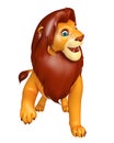 Walking Lion cartoon character