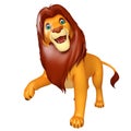 Walking Lion cartoon character