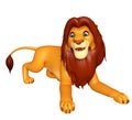 Walking Lion cartoon character