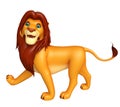 Walking Lion cartoon character