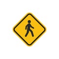 Walking man vector icon. People walk sign illustration Royalty Free Stock Photo
