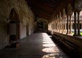 Walking through the monasteries of Verona. Monastery of San Zeno Maggiore. Old Italy Royalty Free Stock Photo