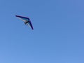 Walking on a motor hang glider along the bed of a mountain river on an autumn sunny day, an unforgettable experience.++