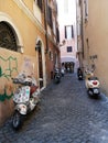 Walking the old streets of Rome