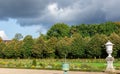 Walking in the palace garden of Charlottenburg