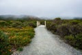 Walking path along the coastline in Montana de Oro State Park, California Royalty Free Stock Photo