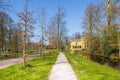 Walking path on the grounds of the Nienoord estate in Leek