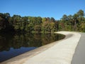 Lake Johnson in Raleigh, North Carolina Royalty Free Stock Photo