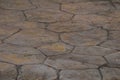 Sliced rocks pavement Royalty Free Stock Photo