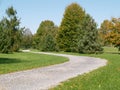 Walking path in a park