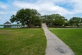 Walking Path to Whalehead Bridge Royalty Free Stock Photo