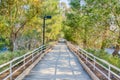 Walking Path through Woods Royalty Free Stock Photo