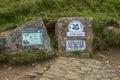 Walking on the Pennine Way from Edale in Derbyshire