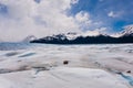 Walking on Perito Moreno glacier Patagonia, Argentina Royalty Free Stock Photo