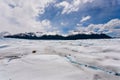 Walking on Perito Moreno glacier Patagonia, Argentina Royalty Free Stock Photo