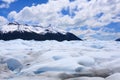 Walking on Perito Moreno glacier Patagonia, Argentina Royalty Free Stock Photo