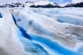 Walking on Perito Moreno glacier Patagonia, Argentina Royalty Free Stock Photo